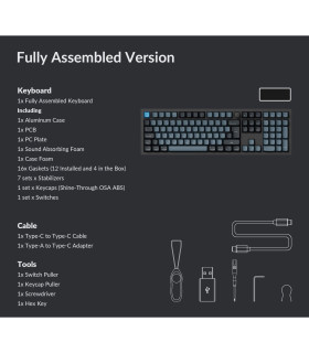 Keychron Q6 Pro Black QMK Red Switch (CH) w/Knob