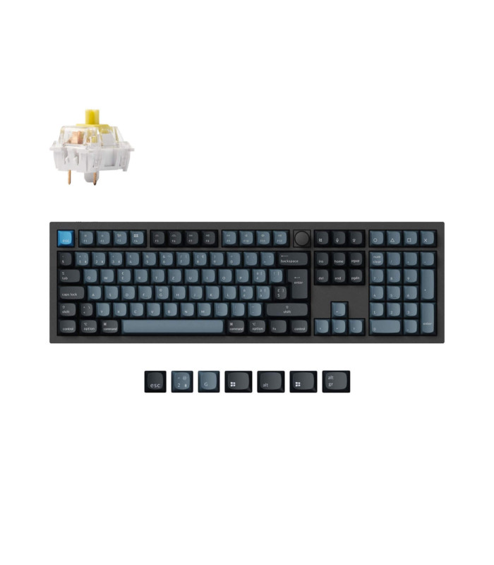 Keychron Q6 Pro Black QMK Banana Switch (CH)w/Knob