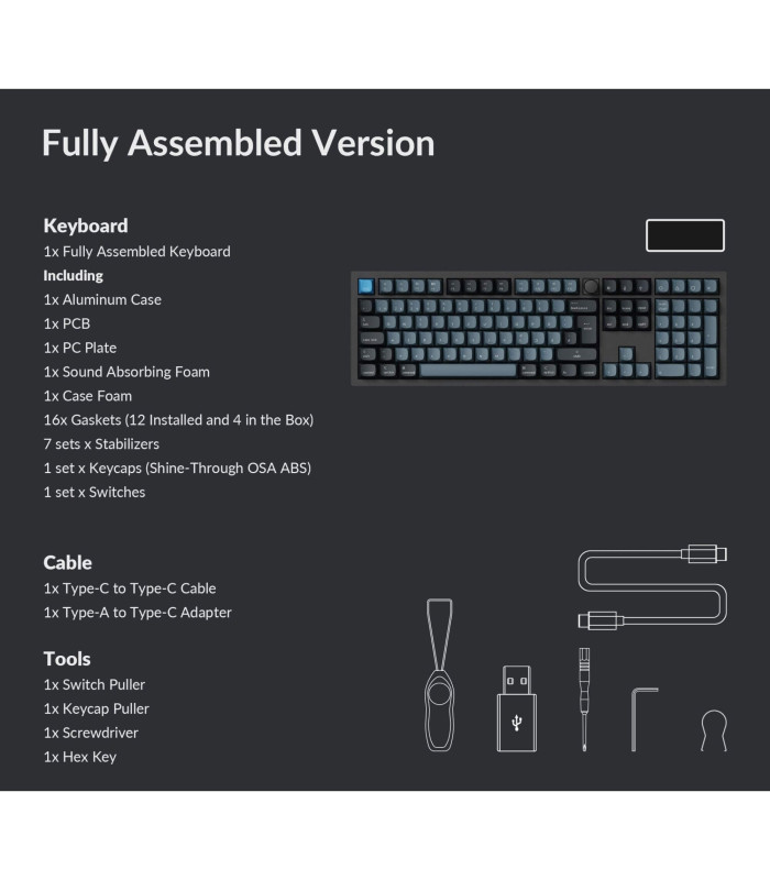 Keychron Q6 Pro Black QMK Banana Switch (CH)w/Knob