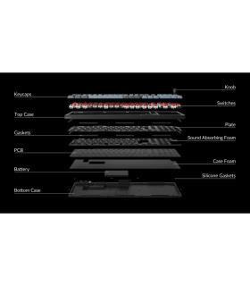 Keychron Q5 Pro Black QMK Banana Switch (CH)w/Knob