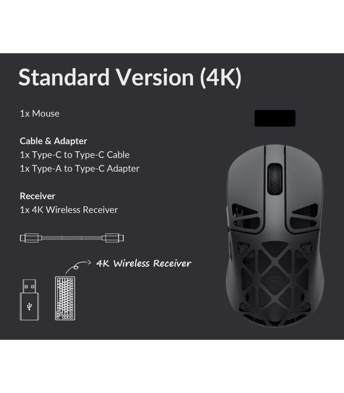Keychron M3 Mini Wireless Mouse Black MetalEdition