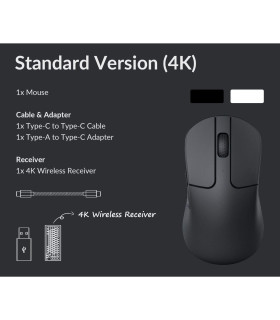 Keychron M3 Mini Wireless Mouse White 4000 Hz