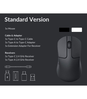 Keychron M3 Mini Wireless Mouse Black 1000 Hz