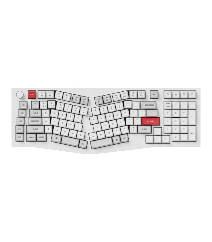 Keychron Q13 Pro White QMK Red Switch (US) w/Knob