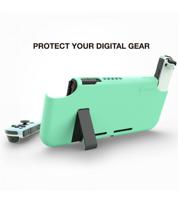 tomtoc Nintendo Switch Silicone Case, Turquoise