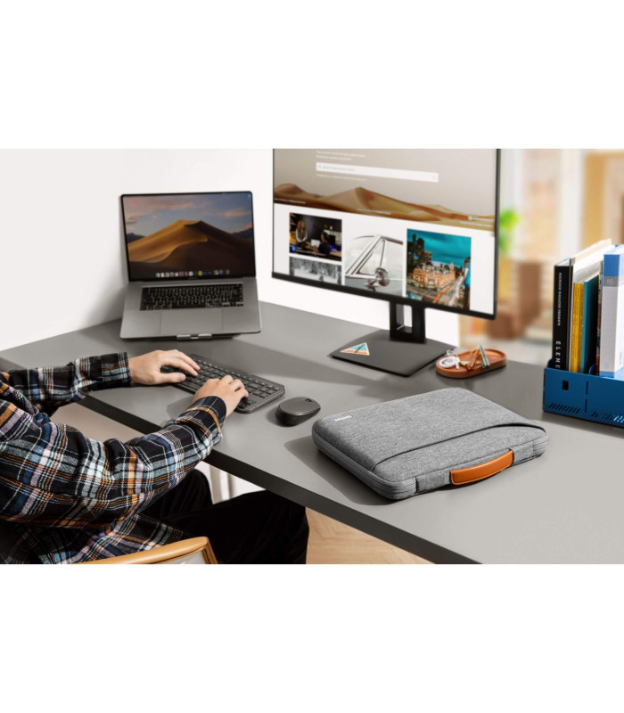 Defender-A22 (15") Laptop Briefcase, Grey