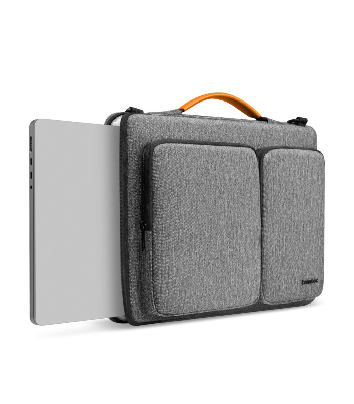 Defender-A42 (16") Laptop Briefcase, Grey