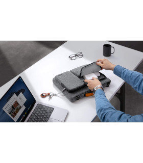 Defender-A42 (16") Laptop Briefcase, Grey