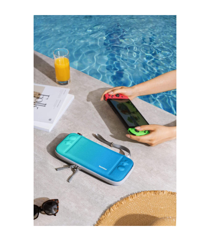 FancyCase-G05 NS-OLED Slim Case, Ocean Blue