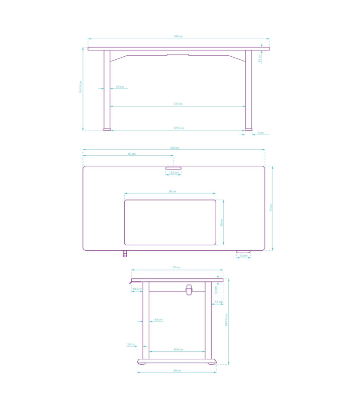Ultradesk UPLIFT Black