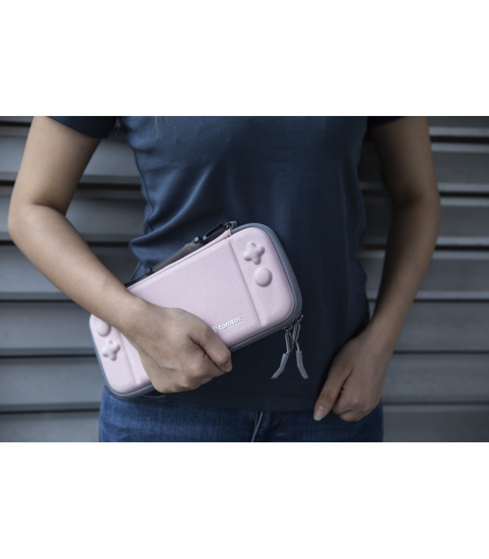 tomtoc Nintendo Switch Slim Case, Pink