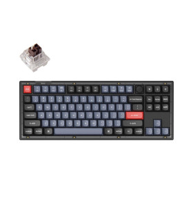 Keychron V3 Frosted Black Brown Switch (US) w/Knob
