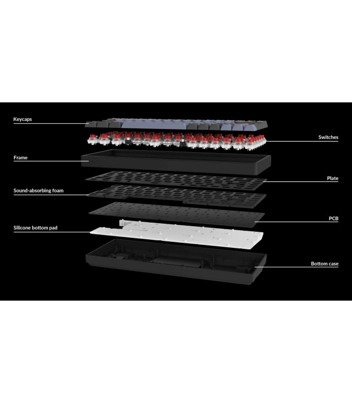 Keychron K2 Pro Brown Switch White LED (US)