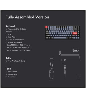 Keychron K2 Pro Banana Switch White LED (US)