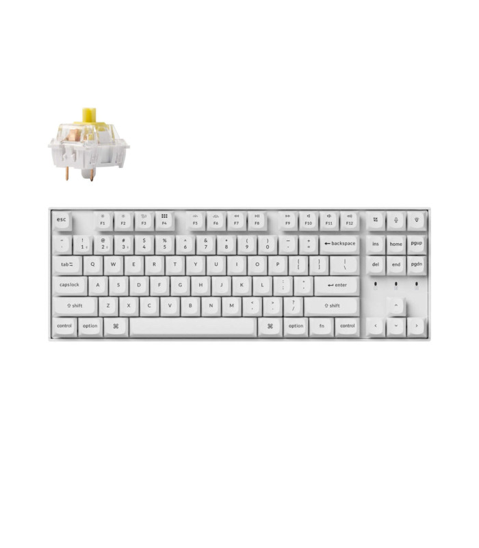 Keychron K8 Pro Banana Switch White LED (US)