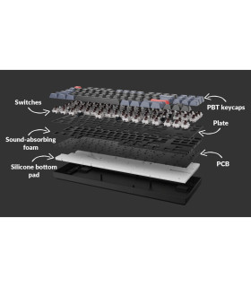 Keychron K8 Pro Banana Switch White LED (US)