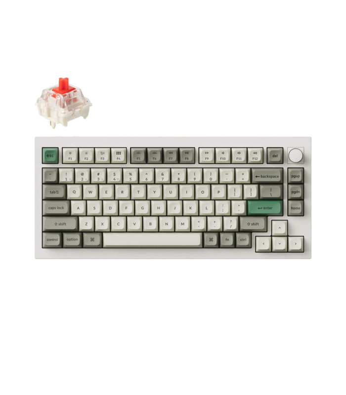 Keychron Q1 Max White QMK Red Switch (US)