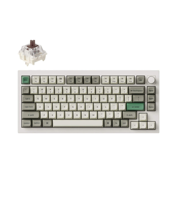 Keychron Q1 Max White QMK Brown Switch (US)