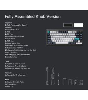 Keychron Q1 Max White QMK Brown Switch (US)