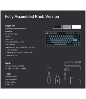 Keychron Q1 Pro Silver QMK Brown Switch (US)