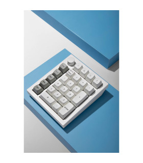 Keychron Q0 Max White QMK Brown Switch NumberPad 
