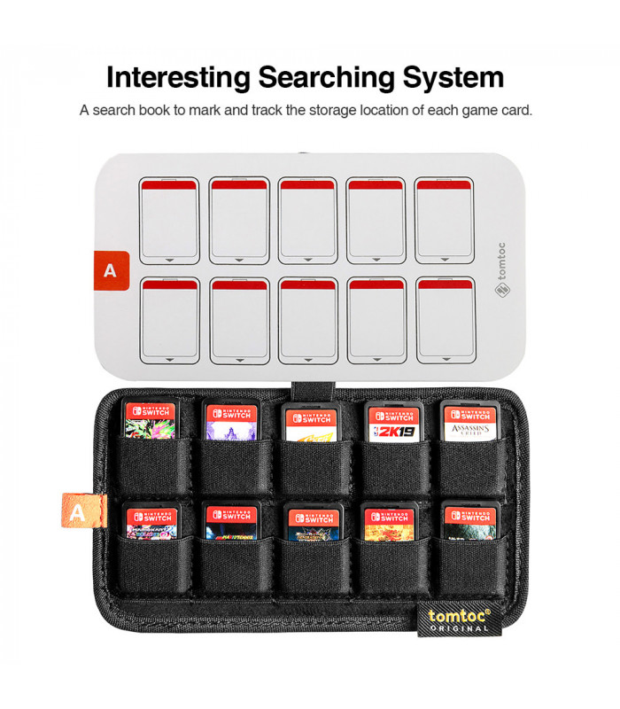 tomtoc Nintendo Switch Storage Case for 100 Games
