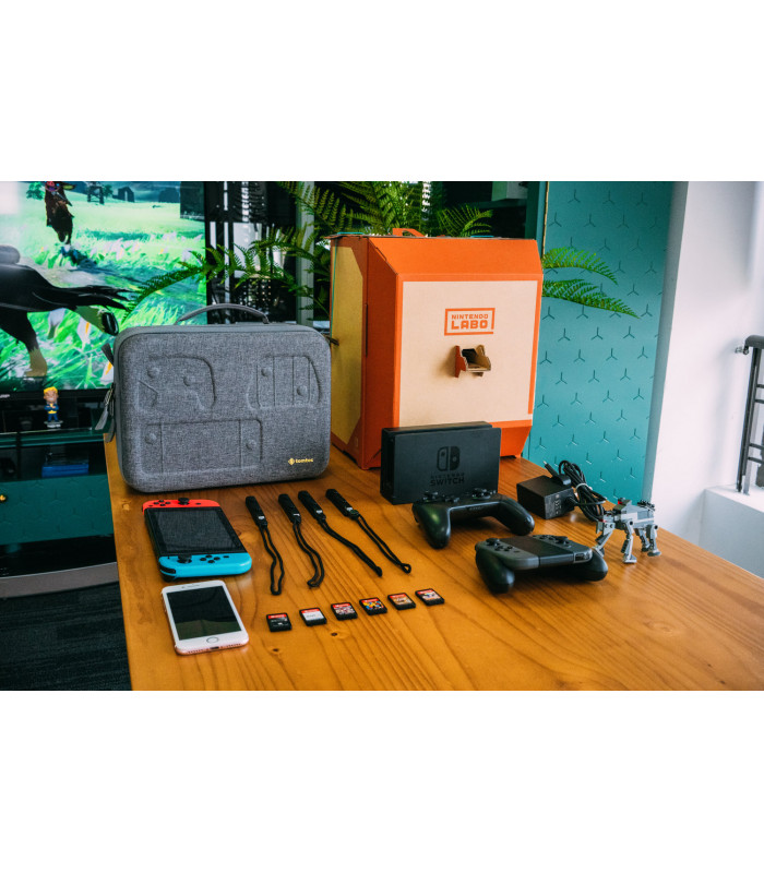 tomtoc Nintendo Switch Storage Case, Grey