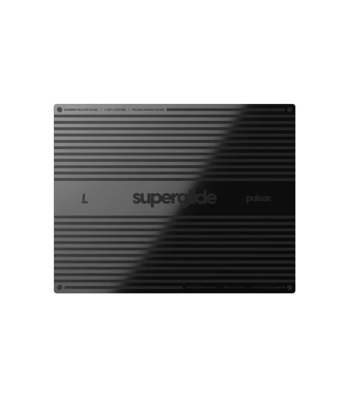 Superglide Glass Mouse Pad L - Black