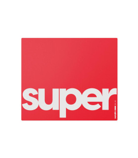 Superglide Glass Mouse Pad XL - Red