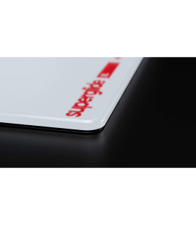Superglide Glass Mouse Pad XL - White