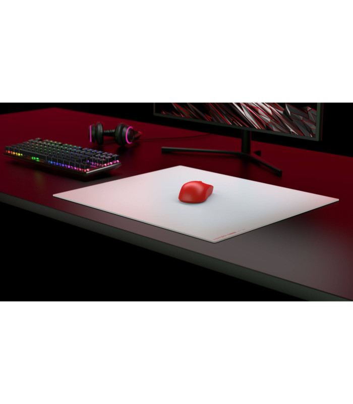 Superglide Glass Mouse Pad XL - White