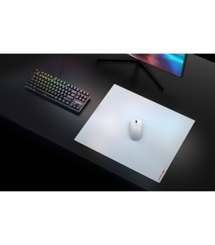 Superglide Glass Mouse Pad XL - White