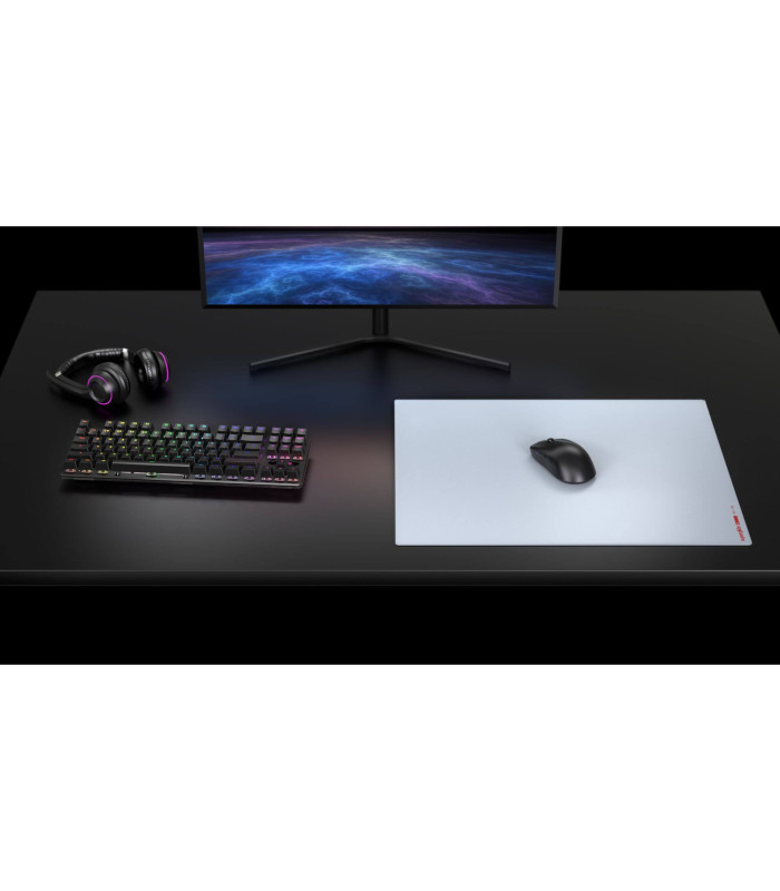 Superglide Glass Mouse Pad XL - White