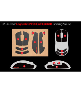 Supergrip Grip Tape Logitech G Pro Superlight1/2