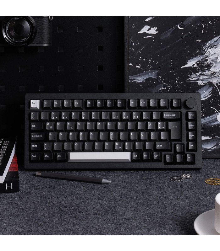 Akko 5075B Plus Black&Silver ISO V3 Cream Yellow