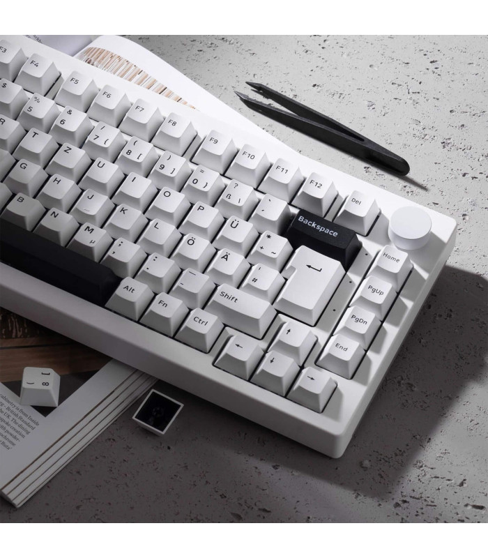 Akko 5075B Plus Black&White ISO V3 Cream Blue