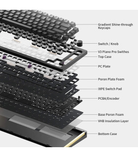 Akko MonsGeek M1W SP Black CS V3 Pro Piano (US)