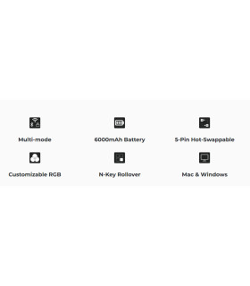 Akko MonsGeek M1W SP Purple CS V3 Pro Piano (US)