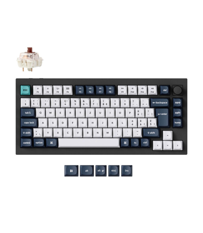 Keychron Q1 Max Black QMK Brown Switch (CH)
