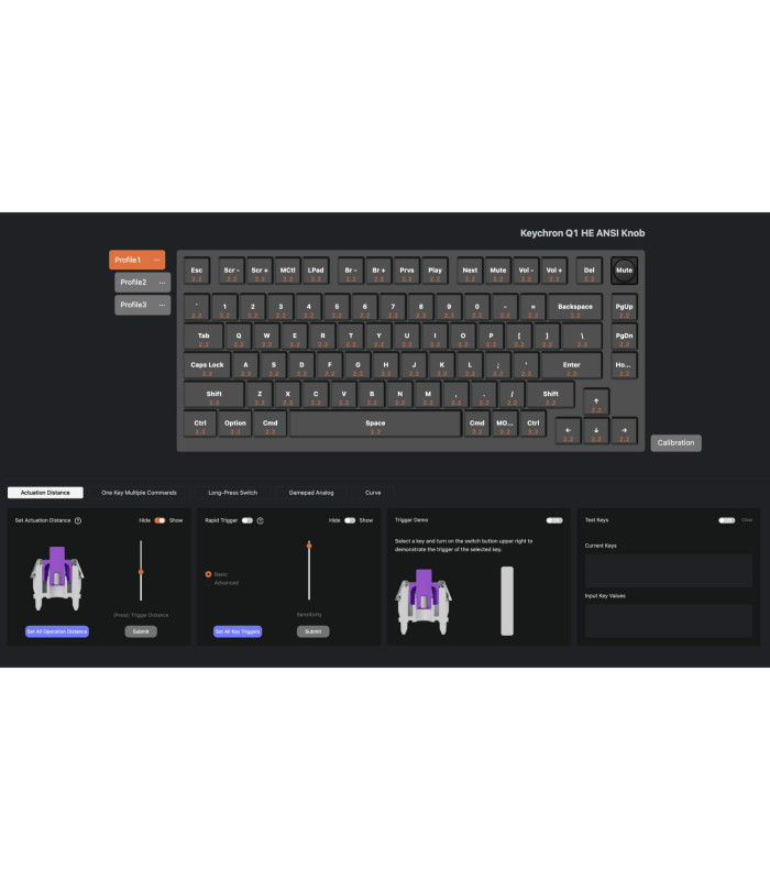 Q1 HE Carbon Black QMK Magnetic Switch (US)