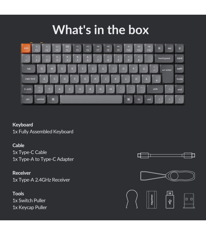 Keychron K3 Max QMK Red Switch RGB (CH)