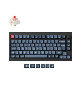 Keychron V1 Max Black Red Switch (CH) w/Knob