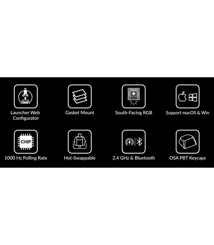 Keychron V1 Max Black Brown Switch (CH) w/Knob