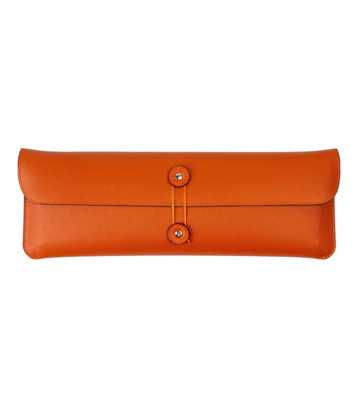 Travel Pouch Saffiano Leather Orange K5/K5 Pro/Max