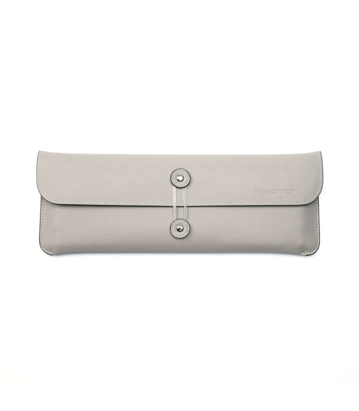Travel Pouch Saffiano Leather Grey K9 Pro