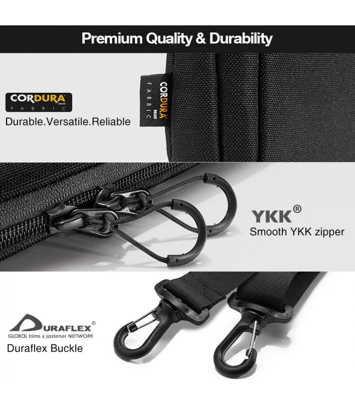 tomtoc H13 (9.7-11") Tablet Sleeve, Black