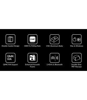 Keychron Q3 Max Black QMK Brown Switch (CH) Knob