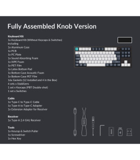 Keychron Q3 Max Black QMK Banana Switch (CH) Knob