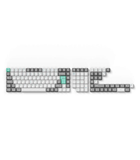 Keychron PBT Gray White Mint Full Set Keycaps (CH)