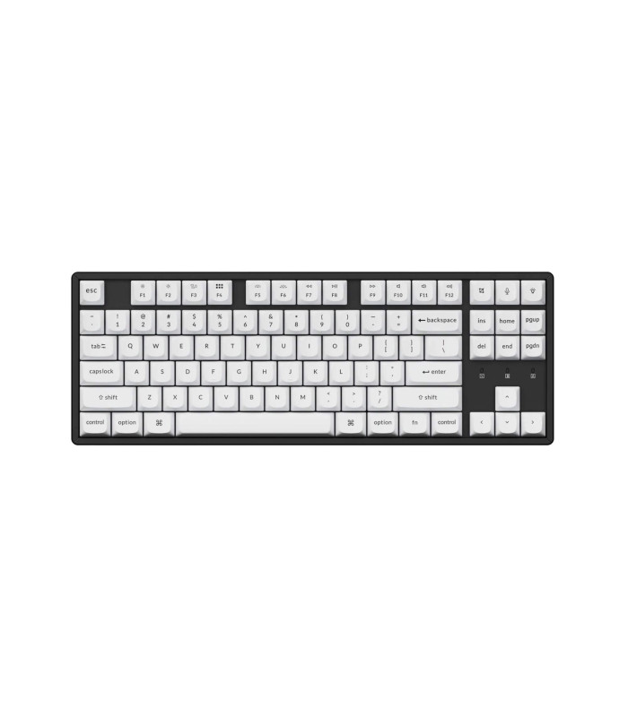Keychron PBT Black on White Full Set Keycaps (CH)